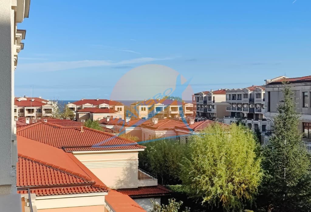 Созопол, Грийн лайф Ризорт, южен обзаведен двустаен с голяма лоджия и гледка, Парадайс Гардънс 2