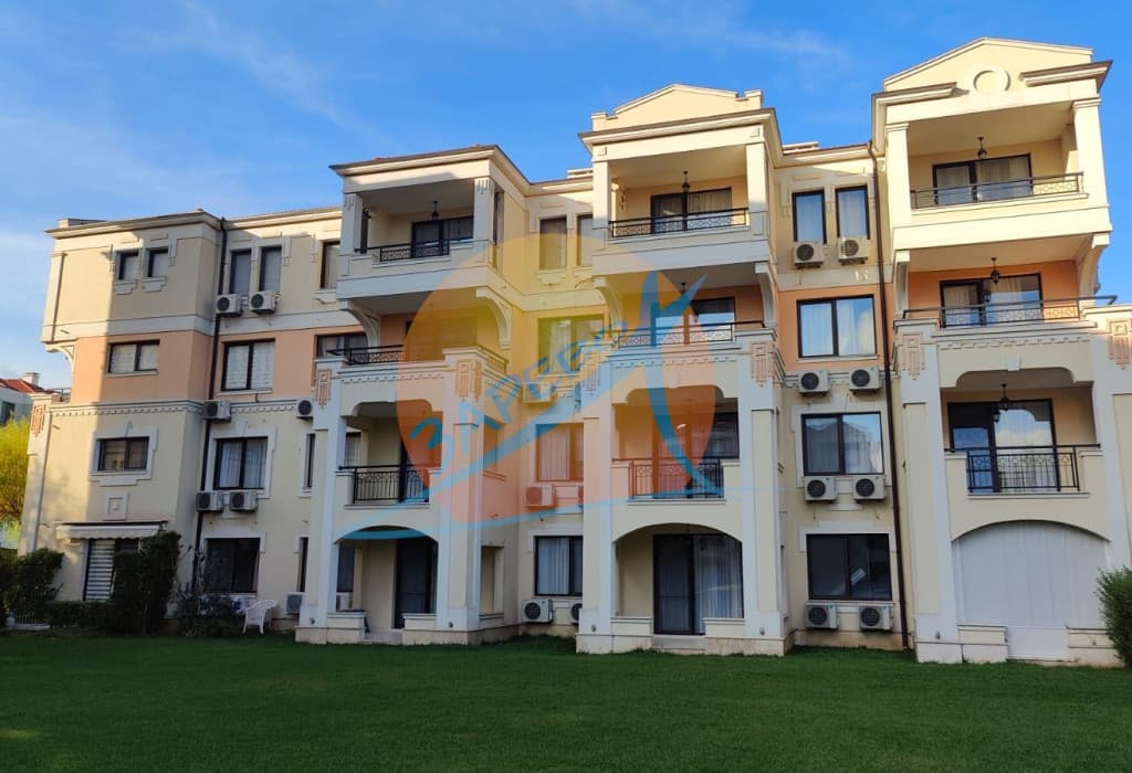 Созопол, Грийн лайф Ризорт, южен обзаведен двустаен с голяма лоджия и гледка, Парадайс Гардънс 2