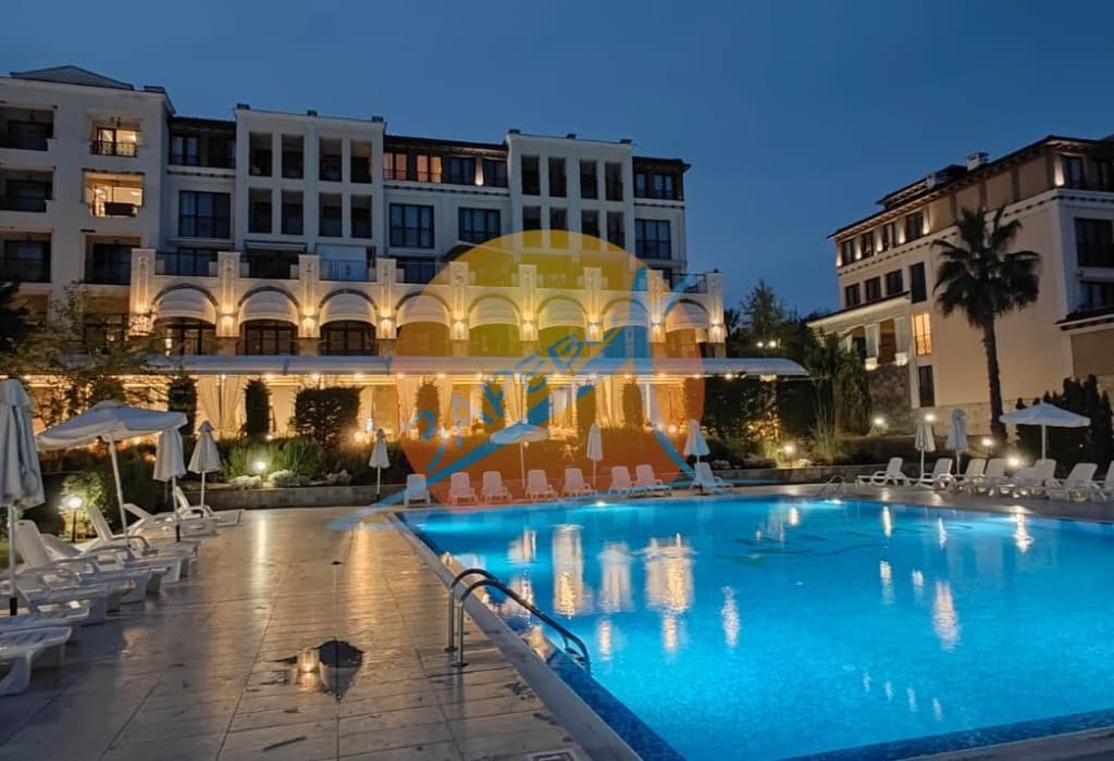 Созопол, Грийн лайф Ризорт, южен обзаведен двустаен с голяма лоджия и гледка, Парадайс Гардънс 2