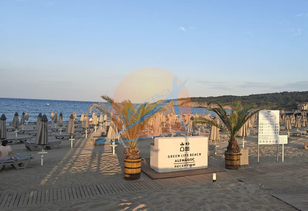 Созопол, Грийн лайф Ризорт, южен обзаведен двустаен с голяма лоджия и гледка, Парадайс Гардънс 2