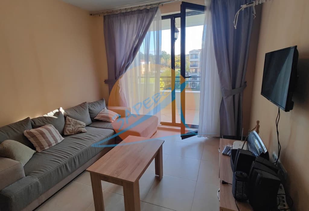 Созопол, Грийн лайф Ризорт, южен обзаведен двустаен с голяма лоджия и гледка, Парадайс Гардънс 2