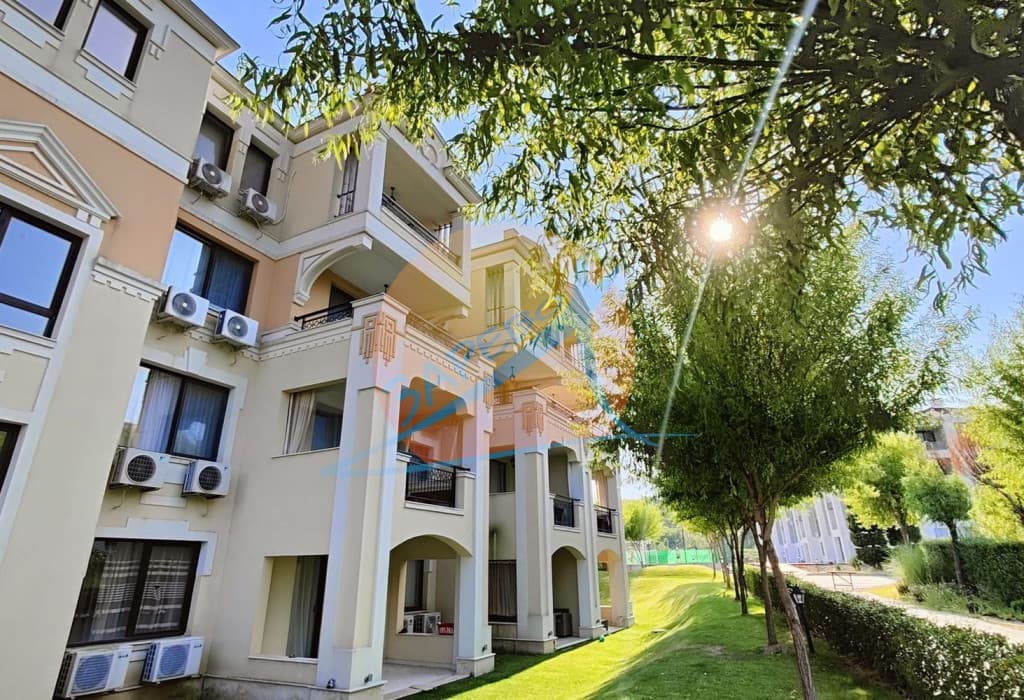 Созопол, Грийн лайф Ризорт, южен обзаведен двустаен с голяма лоджия и гледка, Парадайс Гардънс 2