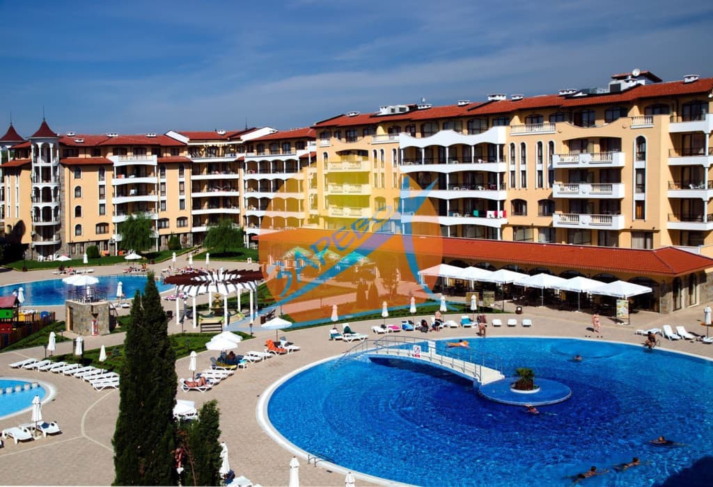 Слънчев бряг, обзаведен двустаен на партер в Роял Сън (Royal Sun)