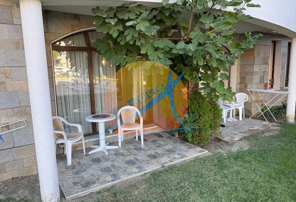 Слънчев бряг, обзаведен двустаен на партер в Роял Сън (Royal Sun)