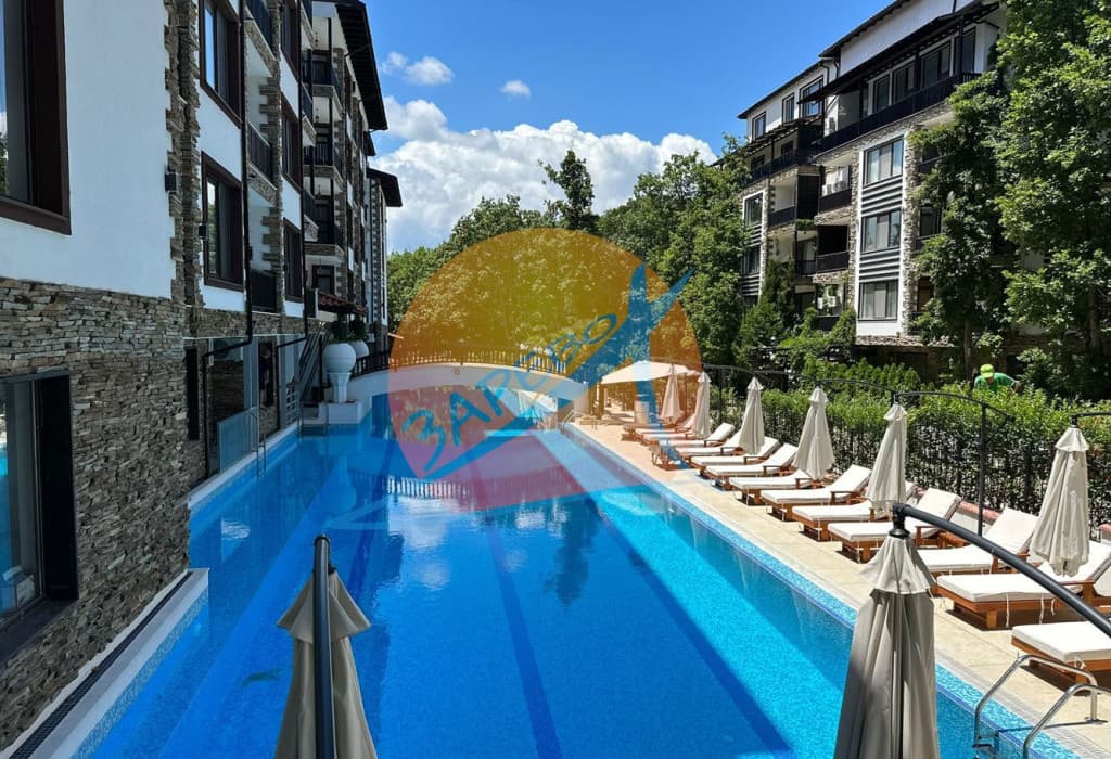  Приморско, двустаен обзаведен с гледка басейн, Грийн Парадайс V (Green Paradise V), Акт 16