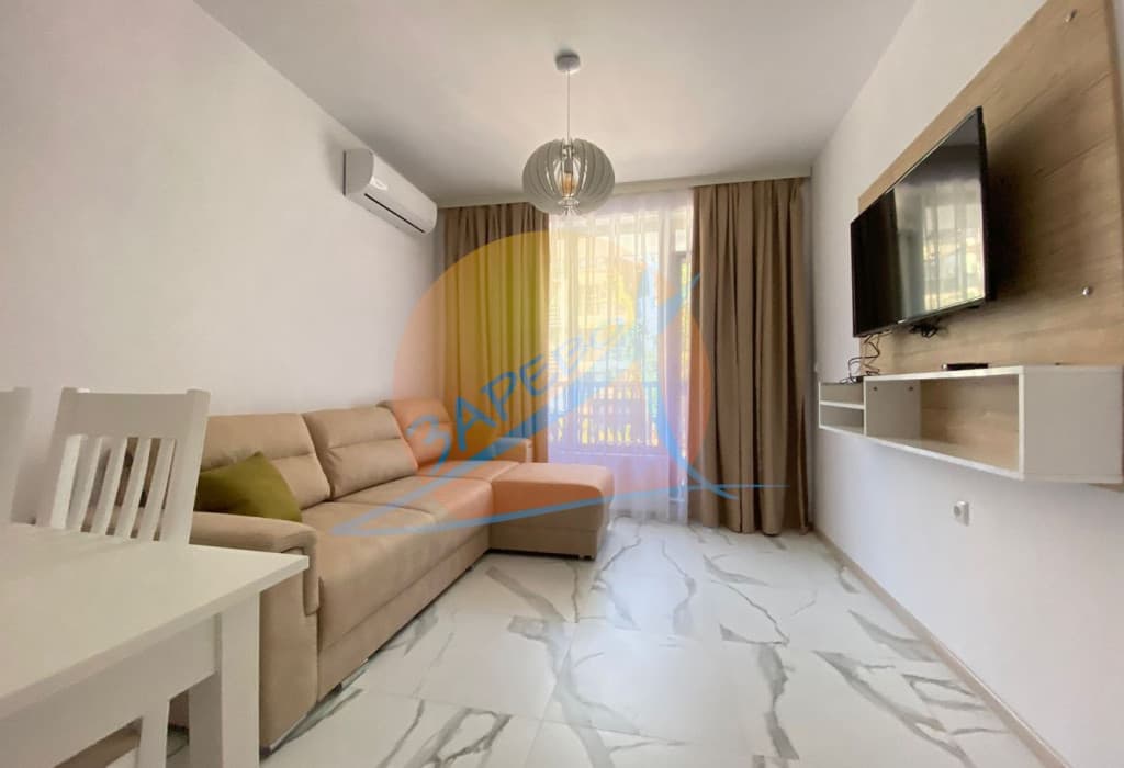  Приморско, двустаен обзаведен с гледка басейн, Грийн Парадайс V (Green Paradise V), Акт 16