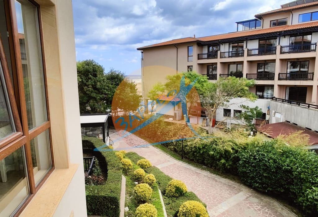 Лозенец, Оазис Бийч Клуб, двустаен обзаведен с прекрасна гледка градина и море, Oasis Beach Club, Lozenets.