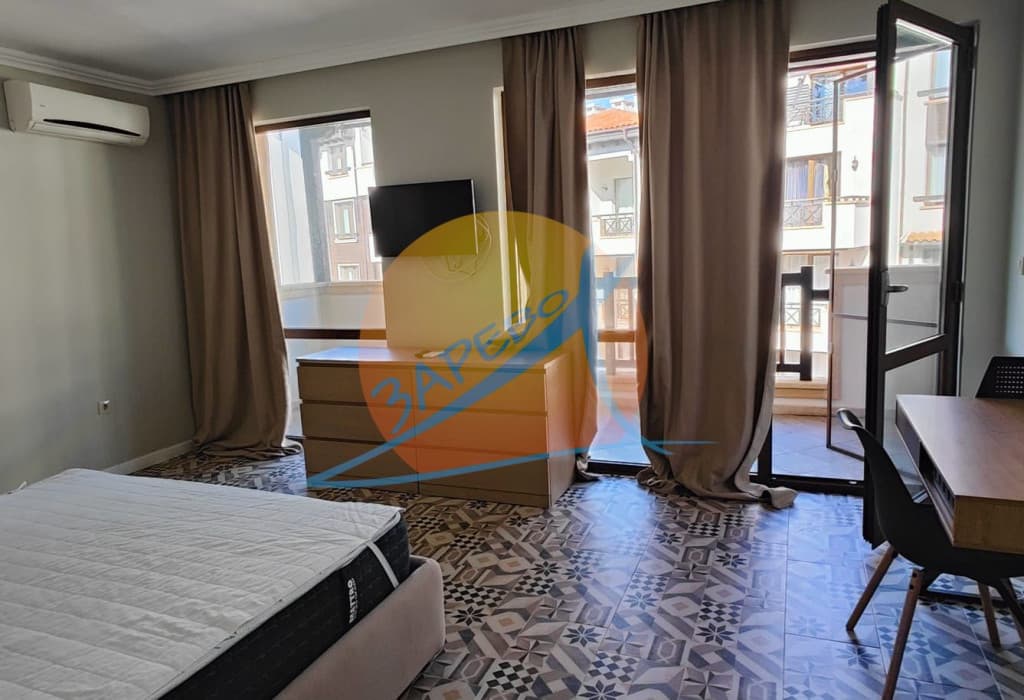 Лозенец, Оазис Бийч Клуб, тристаен обзаведен с гледка море в Oasis Beach Club, Lozenets