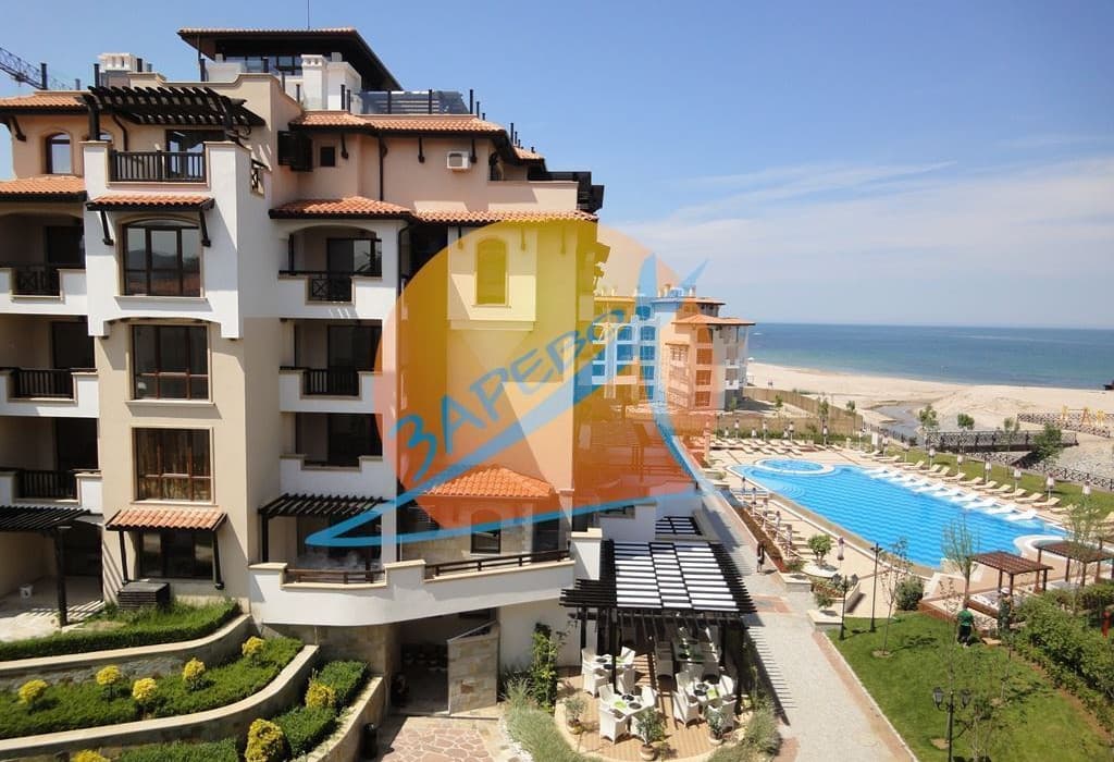 Лозенец, Оазис Бийч Клуб, тристаен обзаведен с гледка море в Oasis Beach Club, Lozenets