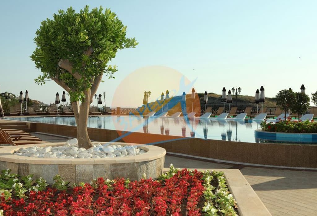 Лозенец, Оазис Бийч Клуб, тристаен обзаведен с гледка море в Oasis Beach Club, Lozenets