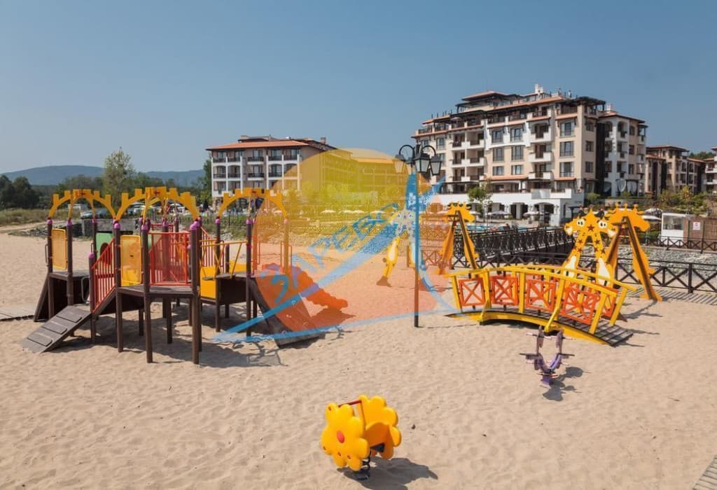 Лозенец, Оазис Бийч Клуб, тристаен обзаведен с гледка море в Oasis Beach Club, Lozenets