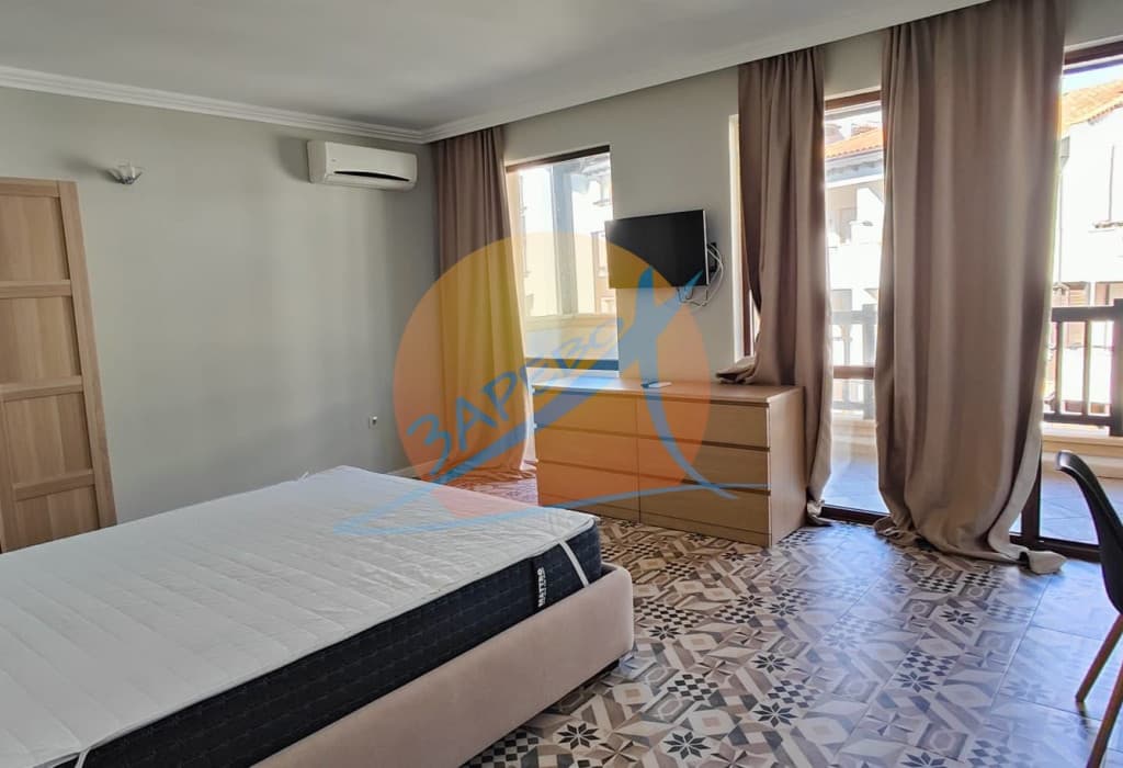 Лозенец, Оазис Бийч Клуб, тристаен обзаведен с гледка море в Oasis Beach Club, Lozenets