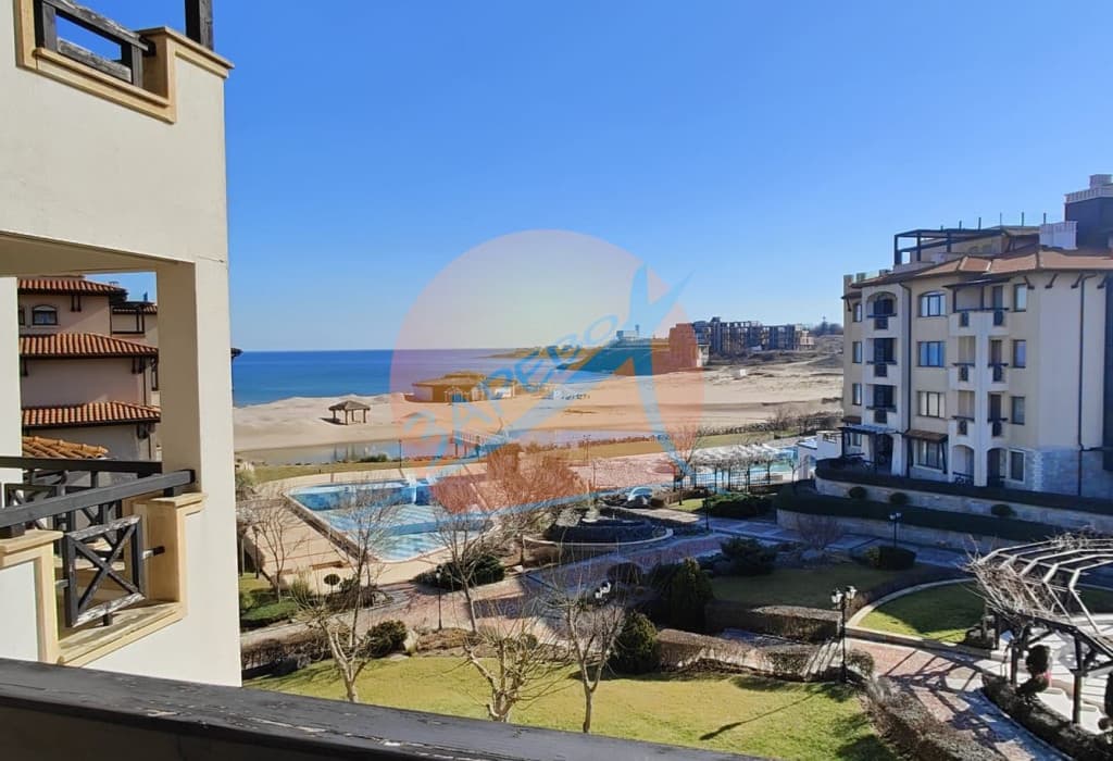 Лозенец, Оазис Бийч Клуб, тристаен обзаведен с гледка море в Oasis Beach Club, Lozenets