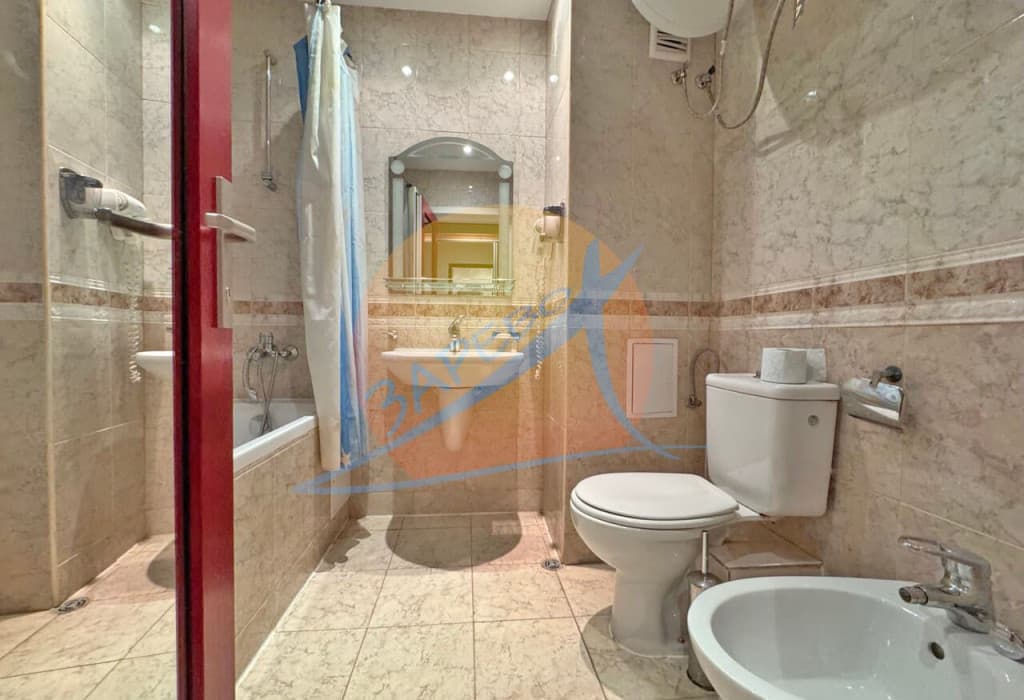 Слънчев бряг, обзаведено студио, 50 метра от плажа, целогодишен комплекс, ниска такса, Планета (Planeta)