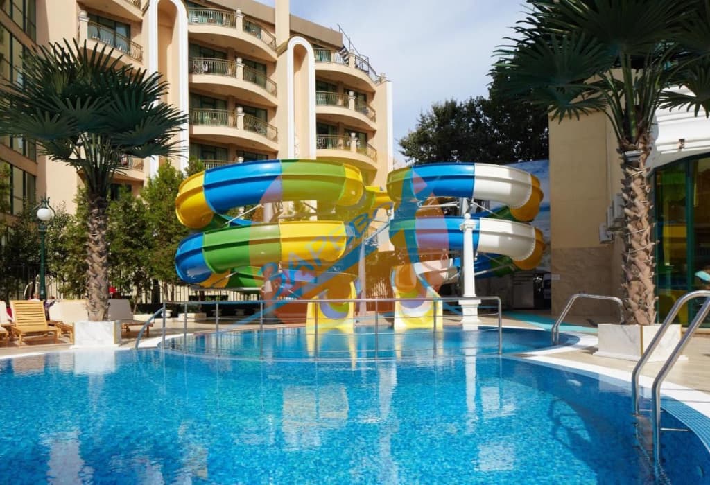 Слънчев бряг, обзаведено студио, 50 метра от плажа, целогодишен комплекс, ниска такса, Планета (Planeta)