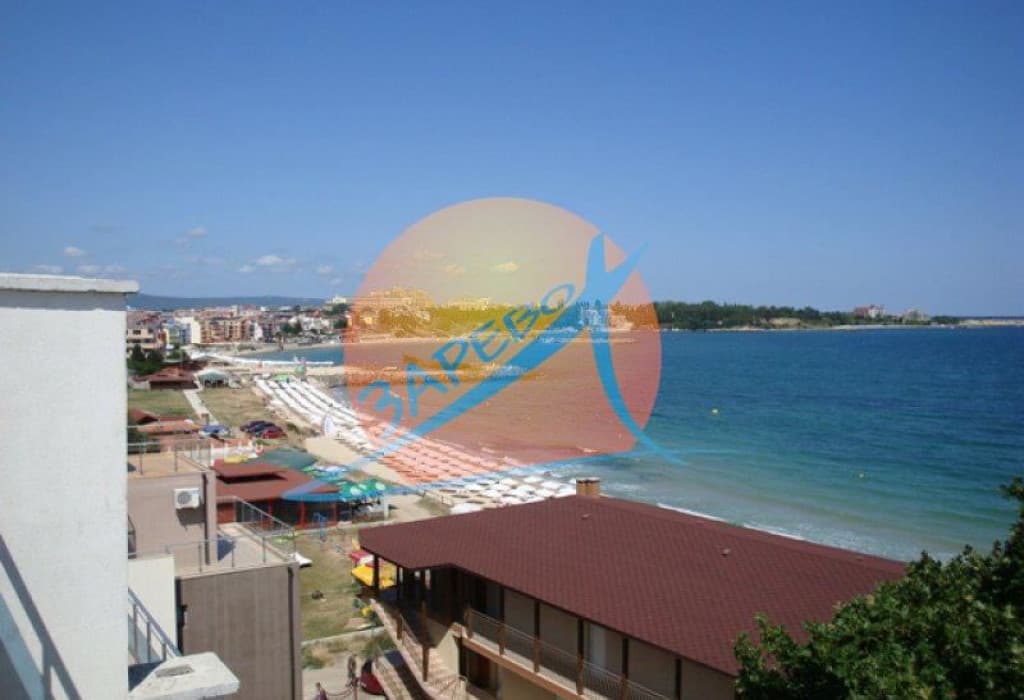  Равда, първа линия море, обзаведен тристаен с гледка море, Оазис (Oazis)