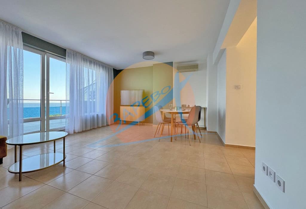  Равда, първа линия море, обзаведен тристаен с гледка море, Оазис (Oazis)