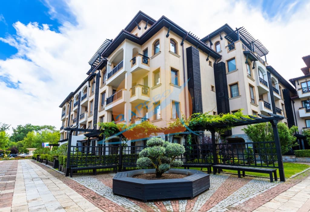 Лозенец, Оазис Бийч Клуб, двустаен обзаведен с гледка градина и море, Oasis Beach Club, Lozenets