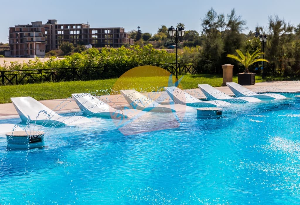 Лозенец, Оазис Бийч Клуб, двустаен обзаведен с гледка градина и море, Oasis Beach Club, Lozenets