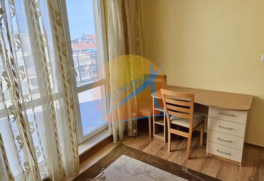 Поморие,  тристаен с голяма тераса и гледка море, без такса поддръжка, Акт 16,  ул. Поп Сава Катрафилов,