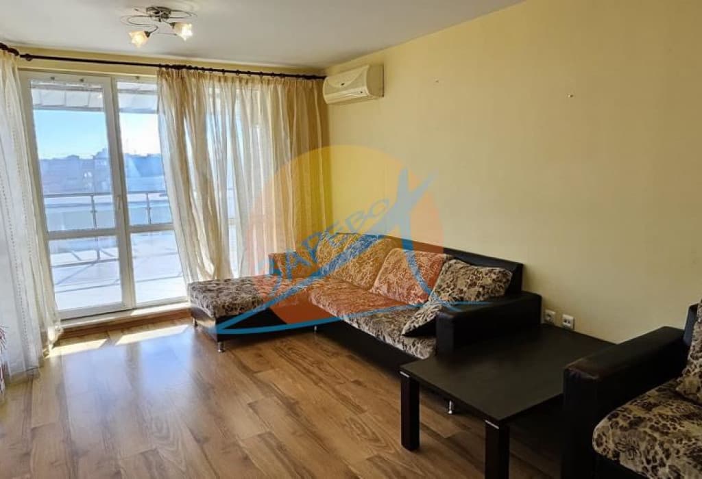 Поморие,  тристаен с голяма тераса и гледка море, без такса поддръжка, Акт 16,  ул. Поп Сава Катрафилов,