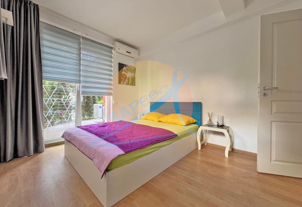 Слънчев бряг, просторен тристаен обзаведен с гледка басейн, Месембрия Резорт (Messembria Resort)