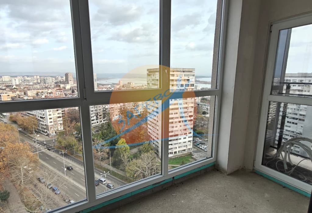 Бургас, център, двустаен апартамент с гледка, луксозна сграда на бул.Демокрация, CHANTRER Residence, Акт 16!