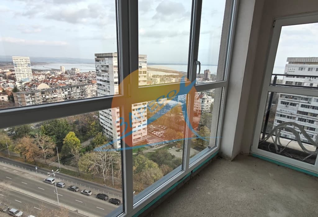 Бургас, център, двустаен апартамент с гледка, луксозна сграда на бул.Демокрация, CHANTRER Residence, Акт 16!