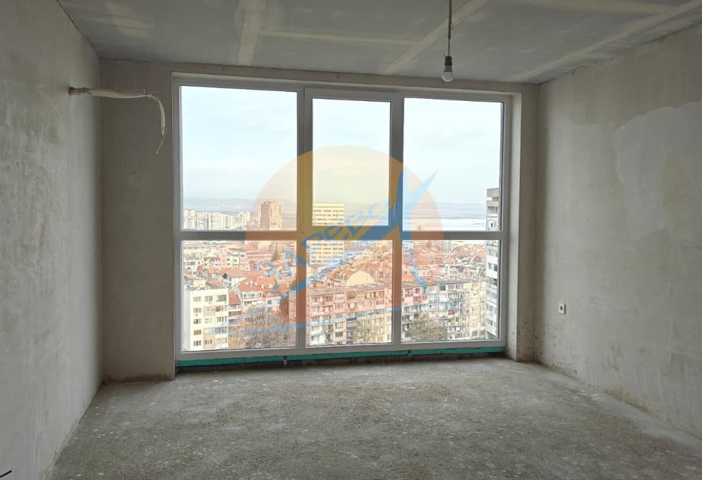 Бургас, център, двустаен апартамент с гледка, луксозна сграда на бул.Демокрация, CHANTRER Residence, Акт 16!